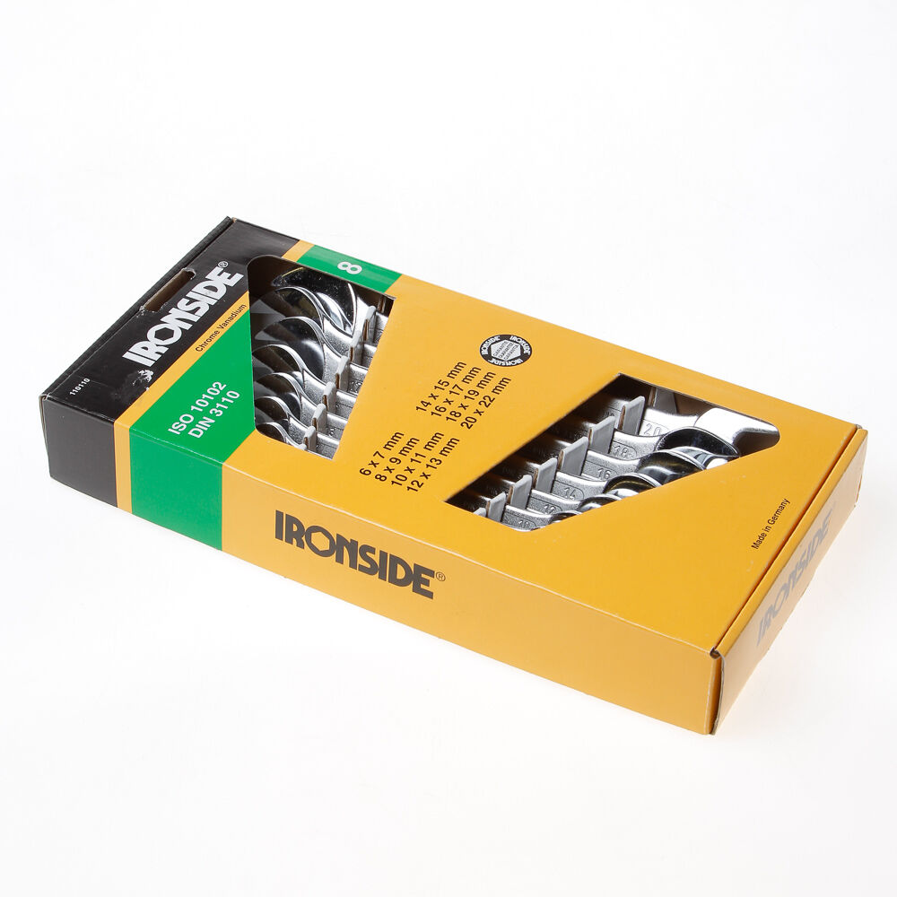 Steeksl.set 8dlg 6-22mm