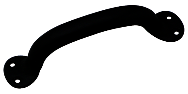 Handgreep zwart geperst 130mm