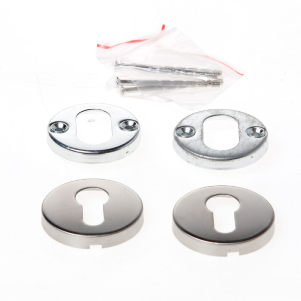 Pc-rozet rvs rond ital.