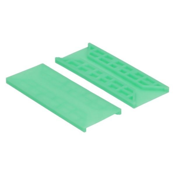 Beglazingsblokje(tunnelblokje) 40X5mm groen (100st)