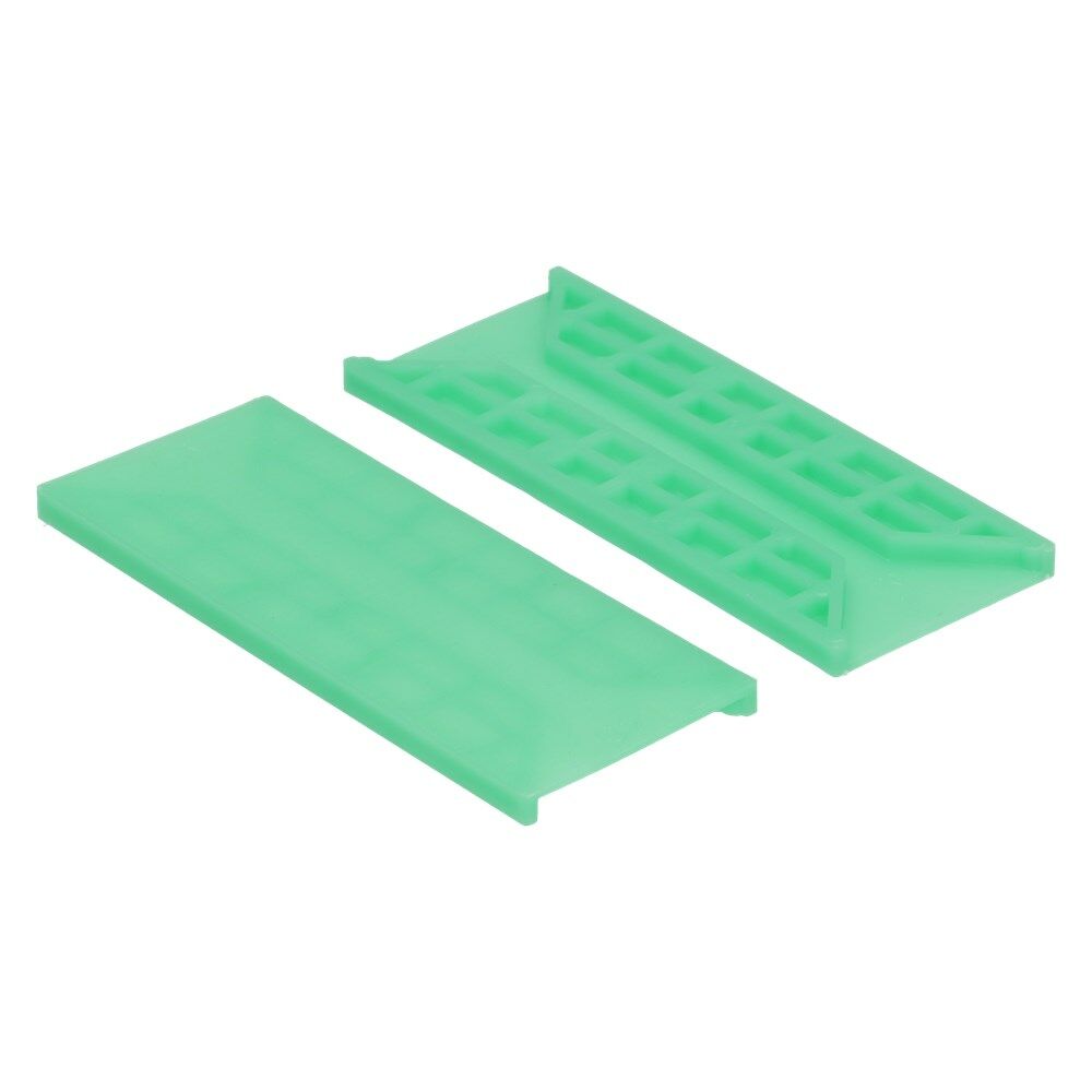 Beglazingsblokje(tunnelblokje) 40X5mm groen (100st)