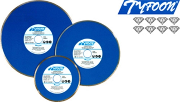 Diamantzaagblad nat Tyfon teg. dia 230mm asgat 25,4mm