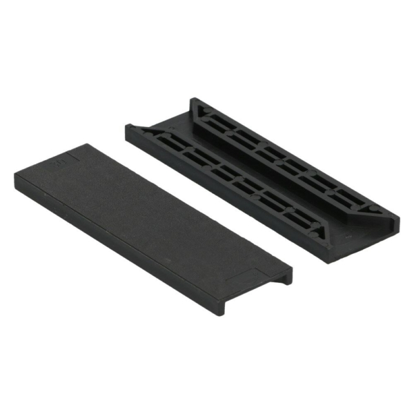 Beglazingsblokje 30X6mm zwart (100st)