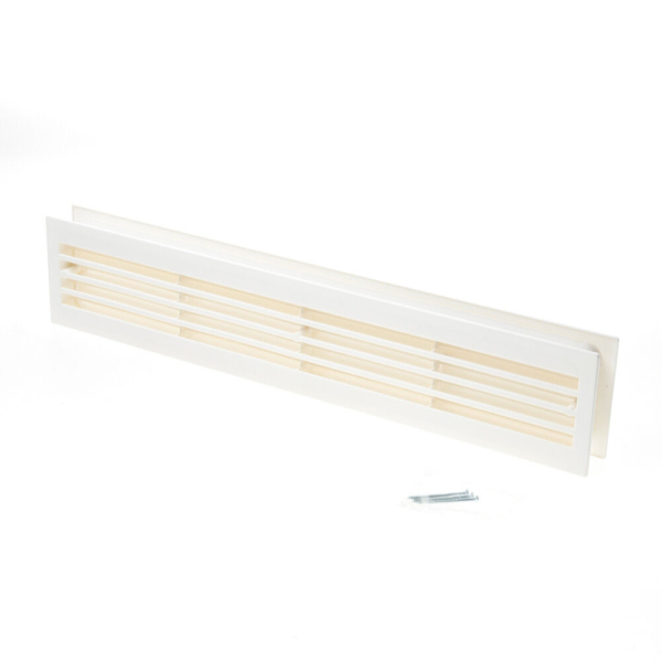 Badkamerrooster 454x90 rh wit-