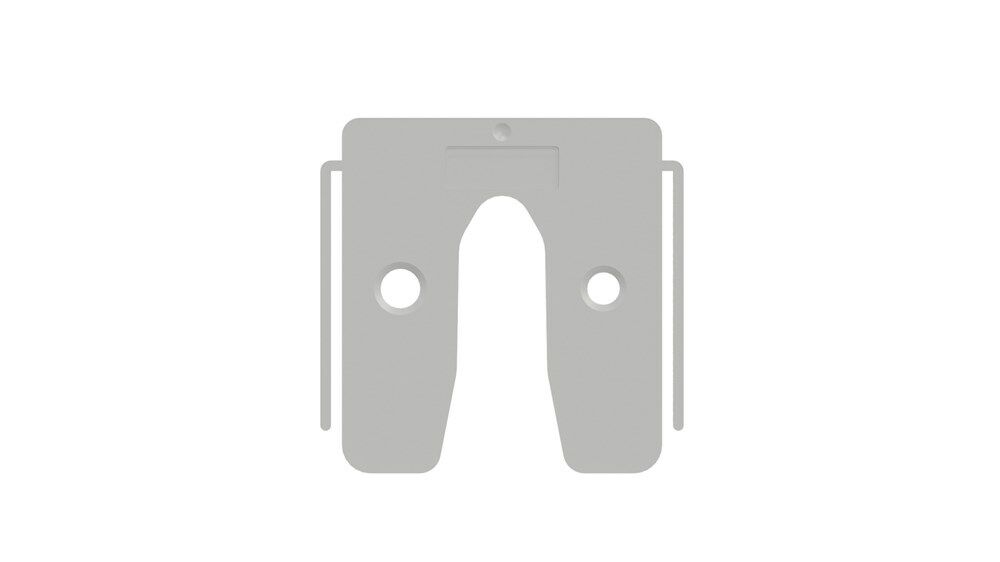 GB uitvulplaatje 50x50x1mm kunststof transparant (128st)