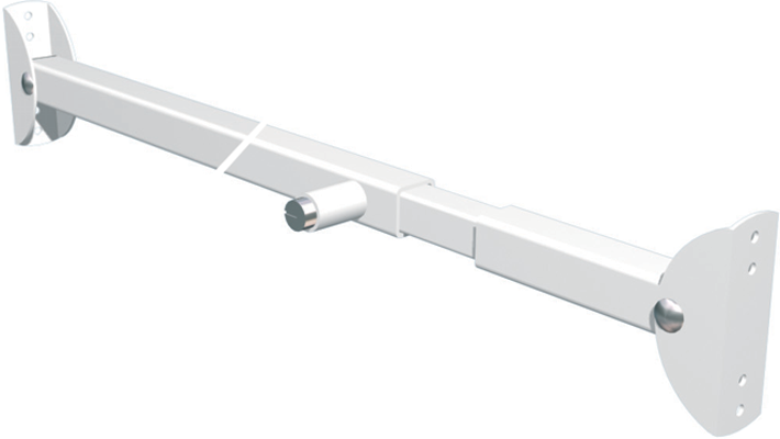 Secubar schuifpuibev.pl wit 1120-1800mm