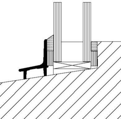 Glaslat gesleuft 17x22 gean.g1