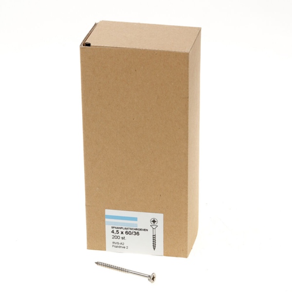 Spaanpl.schr.rvs pk pz2 4.5X60/35 dd