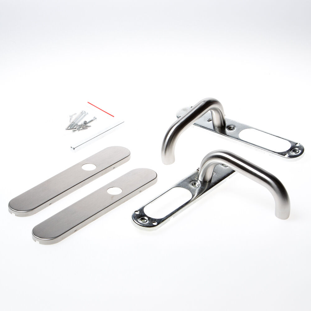 Deurkruk op schild blind+nok.7mm Ital EN1906.