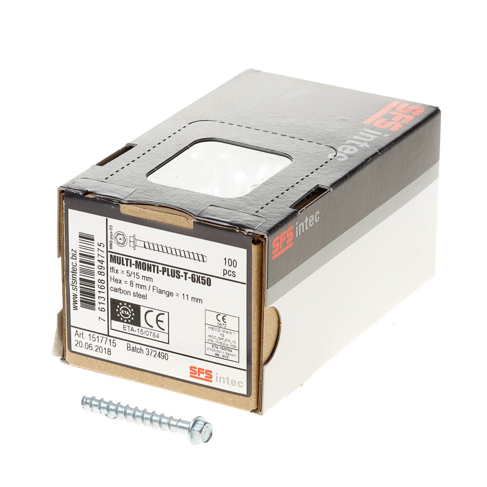 Betonschroef zeskant 16x120 BM=14