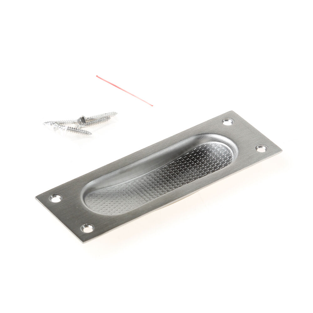 Schuifdeurkom rechth.rvs mat 120x40mm