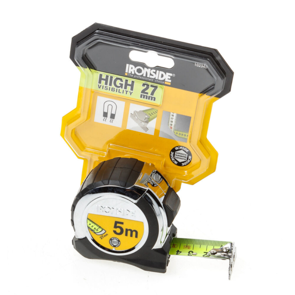 Rolbandmaat Pro XXL chr.5mx27mm