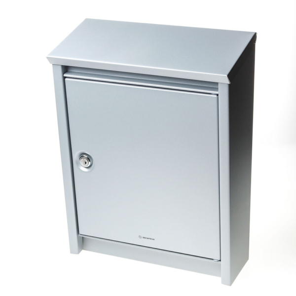 Brievenbus zilvergrijs D110