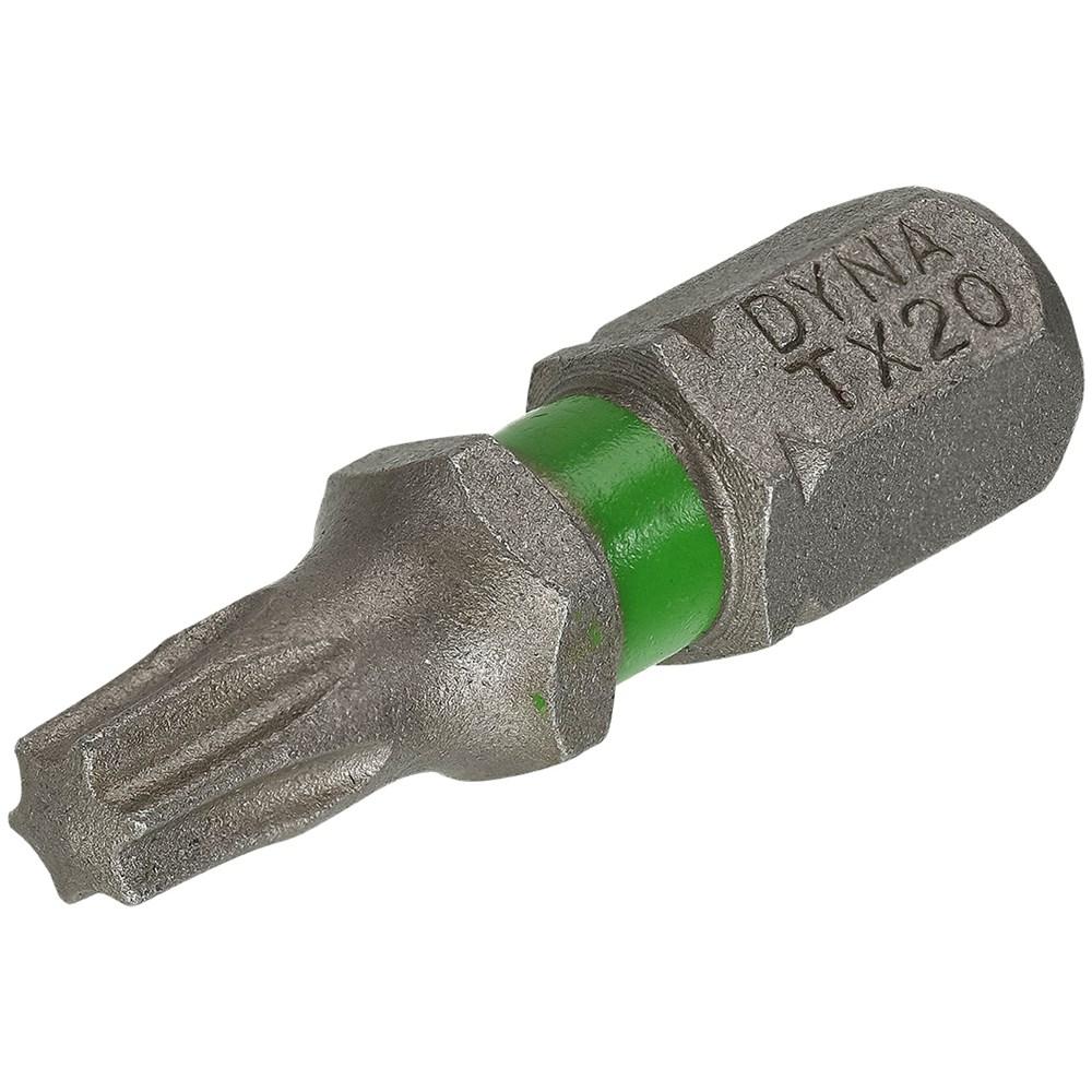 Dynaplus schroefbit 25mm Torx TX20 groen (10st)
