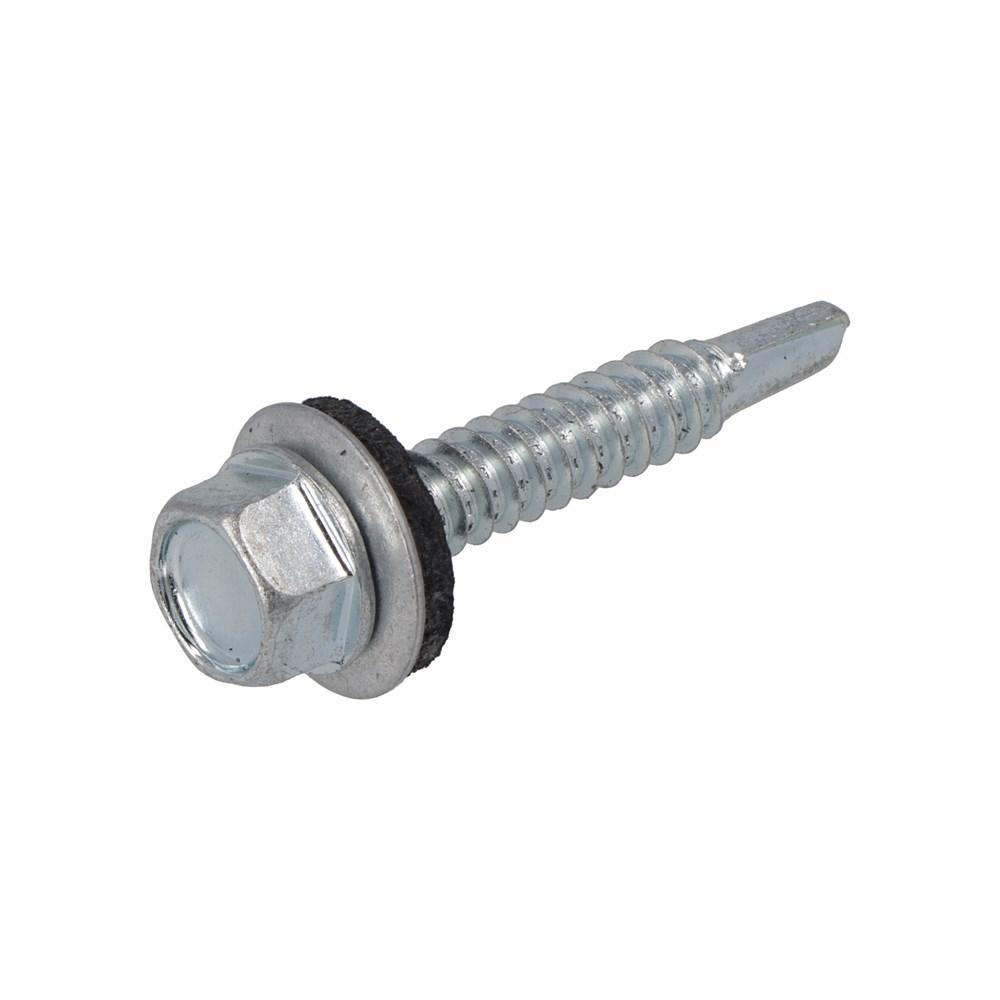 Zelfborende dak- en gevelplaatschroef vz 6.3x32mm