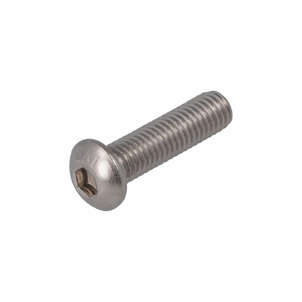 Laagbolkopschroef rvs A2 iso7380 M5x30mm