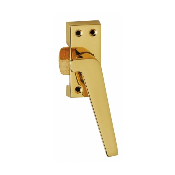 Raamsl. Recht met nok rechts mess. gelakt