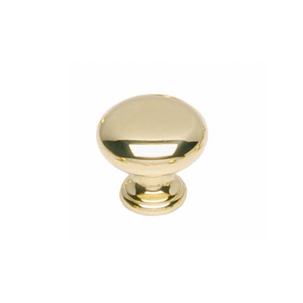 Meubelknop Paddenstoel ø 40 mm mess. gelakt