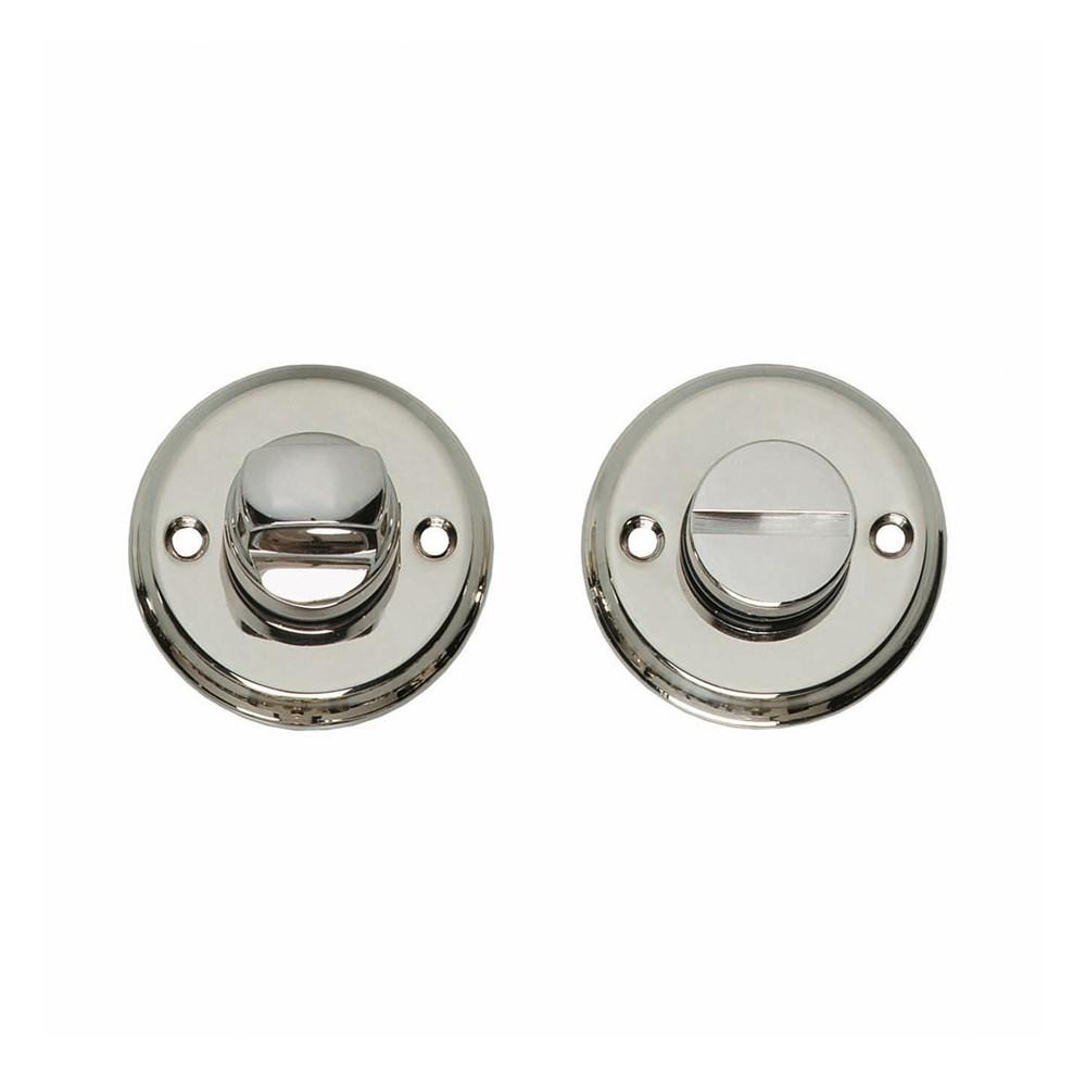 Rozet WC schroefgat nikkel