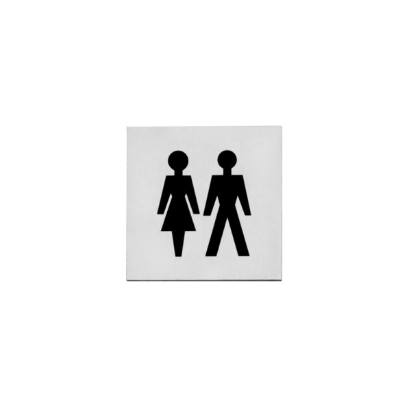 Pictogram dames- en herentoilet zelfklevend v