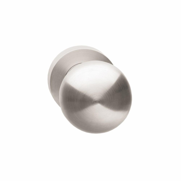 Knop rozet nikkel mat