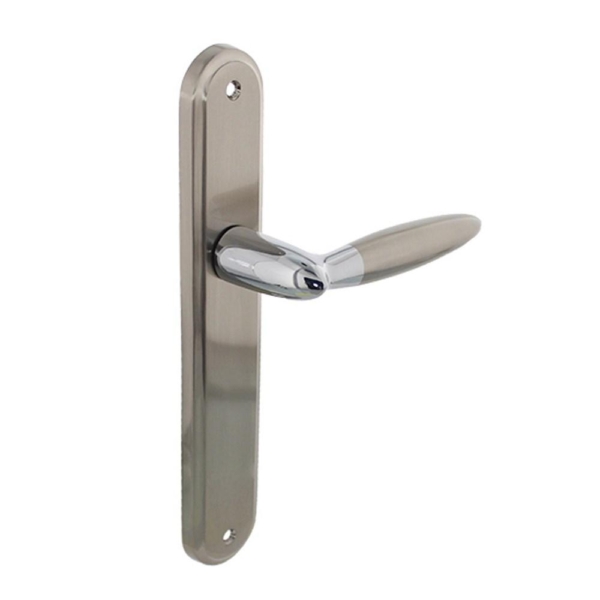 Deurkruk Elen op schild blind chroom