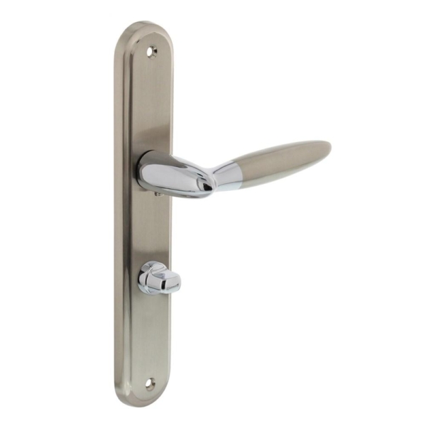 Deurkruk Elen op schild WC 63 mm chroom