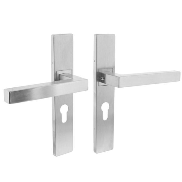 Deurkr.Vierkant op rechth. schild PC 55 mm rv