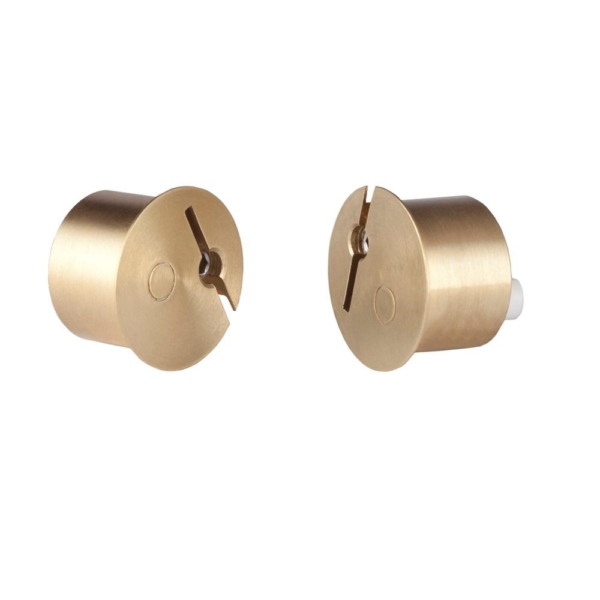 Deurstandsign.wissel messing 21mm p/pr DMC121