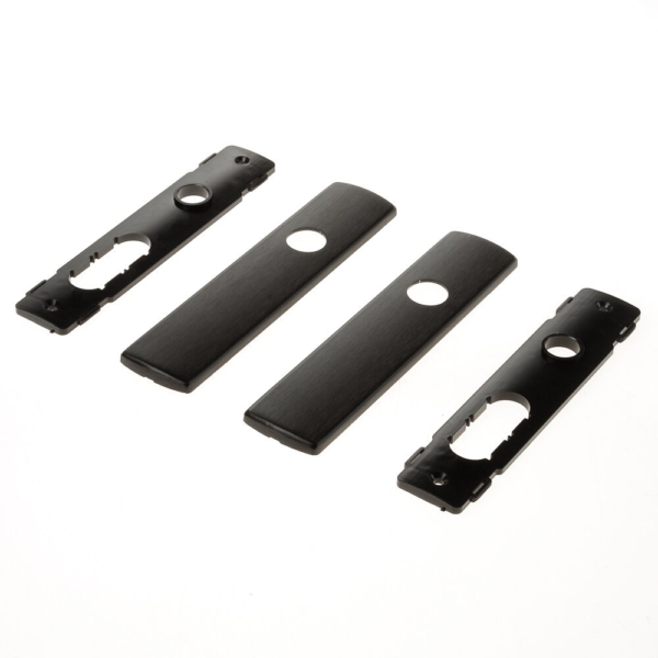 Binnendeurbeslag klik zwart L blind