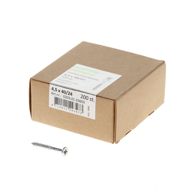 Spaanpl.schr.vz pk pz2 4.5X40/24dd