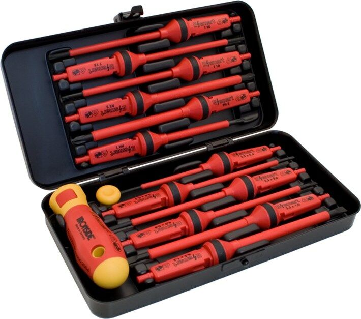 Schroevedr.set iro vde kist 14dlg