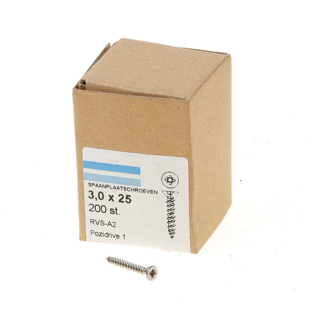 Spaanpl.schr.rvs pk pz1 3.0X25 vd