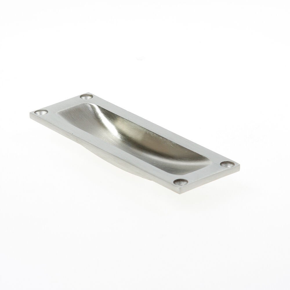 Schuifdeurkom rvs recht 120x40 geboord