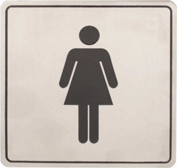 *Pictogram rvs 100x100 dames-wc