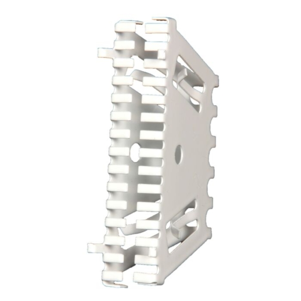 Stootvoegrooster Bijenbekje rvs 50mm RAL9010 zuiverwit