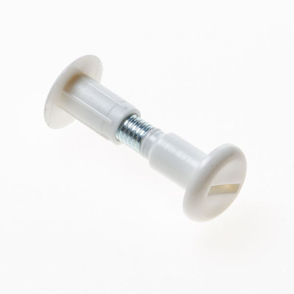 Verbindingsschroef wit 30-39mm