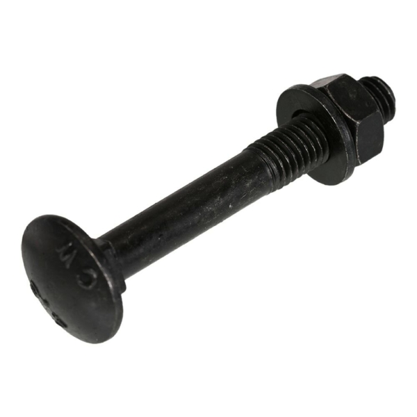 Slotbouten zwart m8X70 Blister(25)