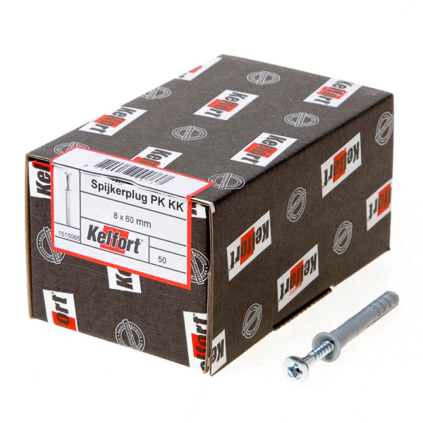 Spijkerplug kk pk 8x 60 mm