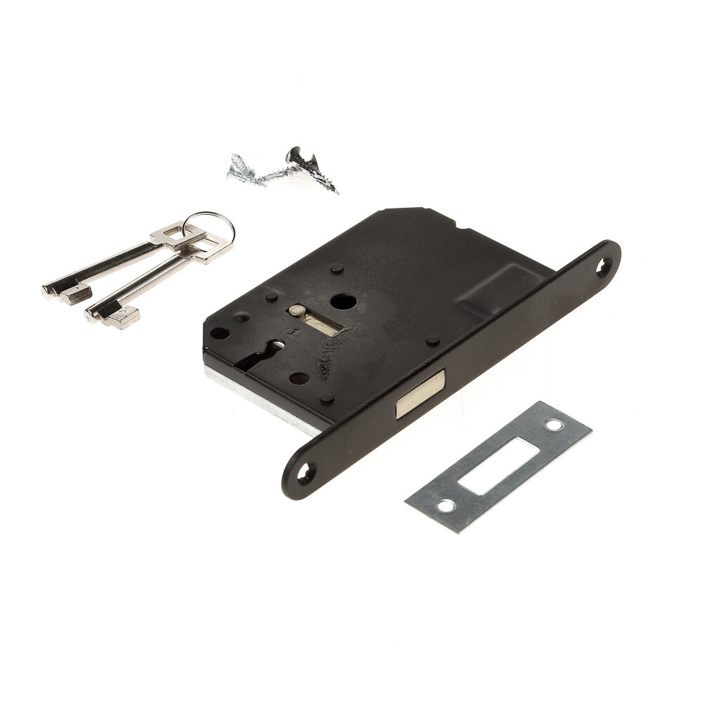 Woningbouw kastslot SL56 zwart dm.50+sl.pl