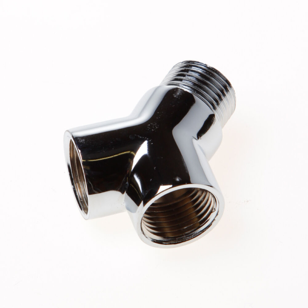 Y-stuk 1/2" chr.tbv beluchterk