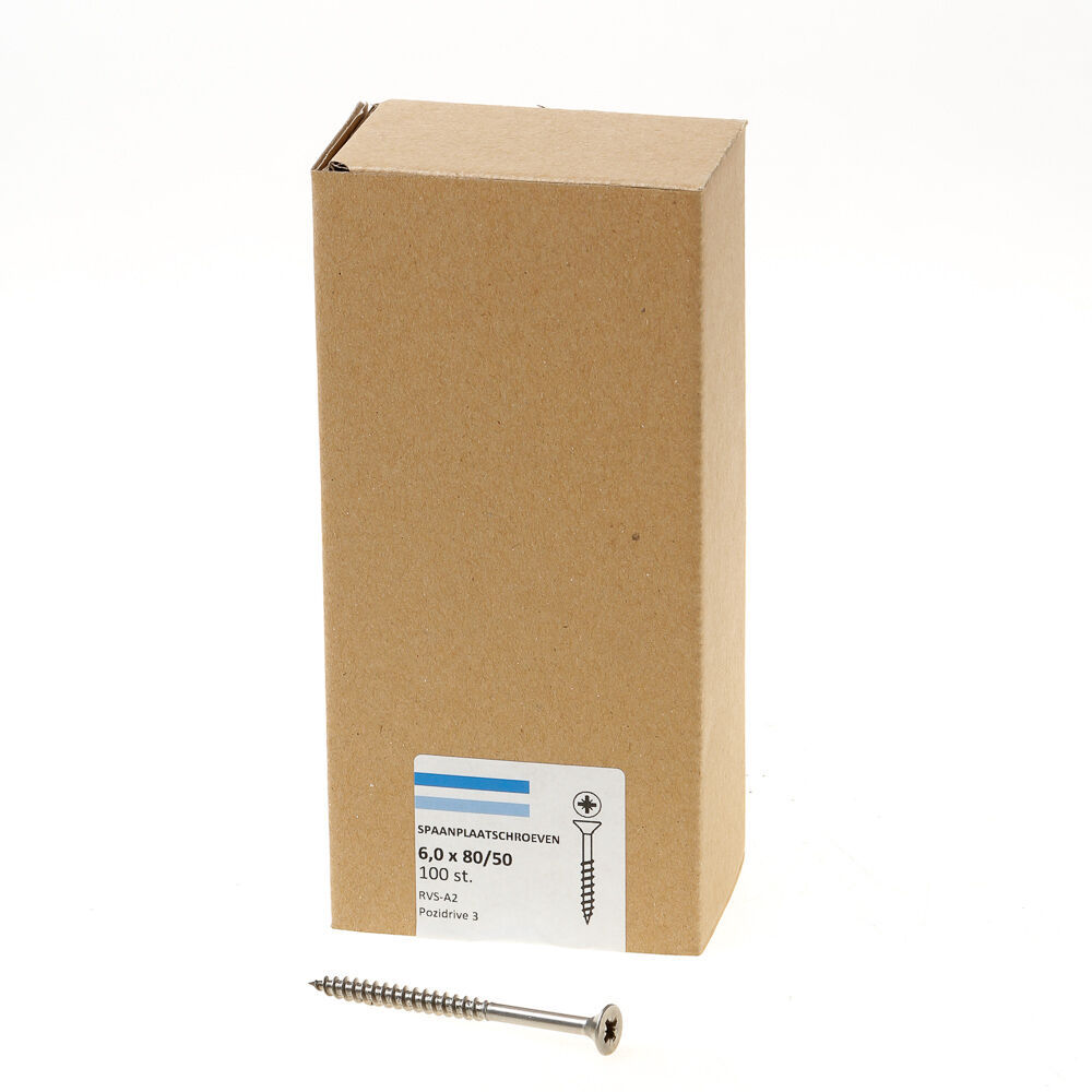 Spaanpl.schr.rvs pk pz3 6.0X80/50 dd