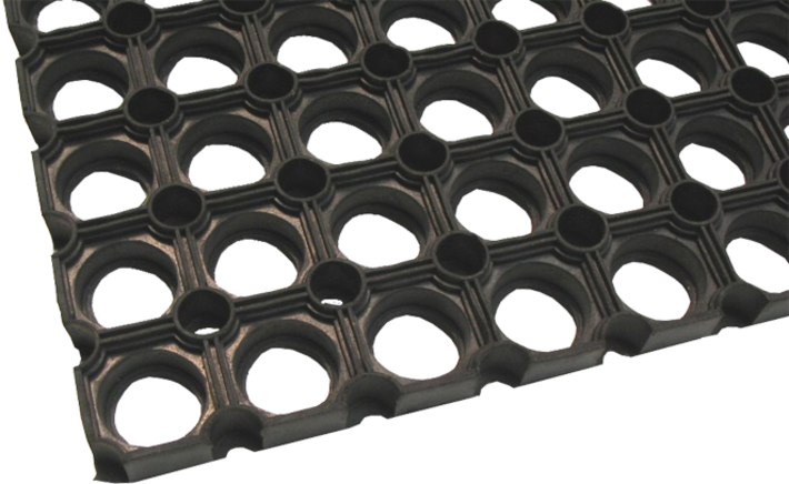 Rubbermat open ring 60x80cm