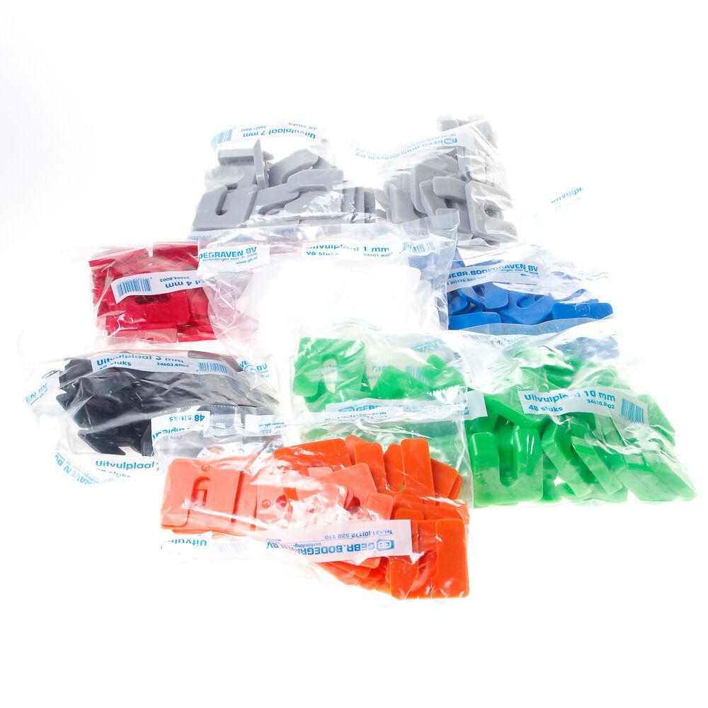 Assortimentszak uitvulplaatjes