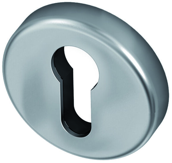 Cilinderrozet Mat Chroom 55mm rond per paar