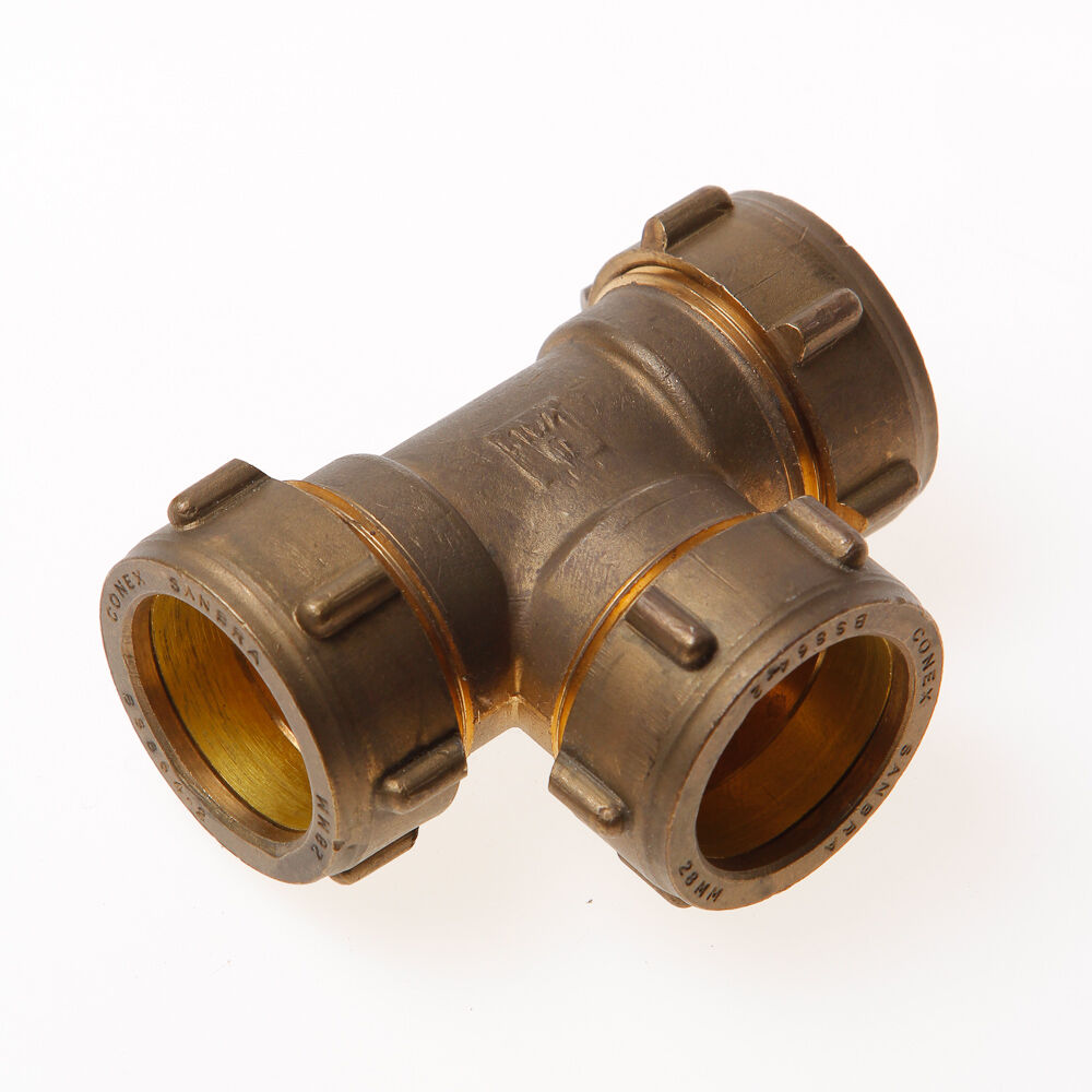 T - koppeling 3 x knel 28