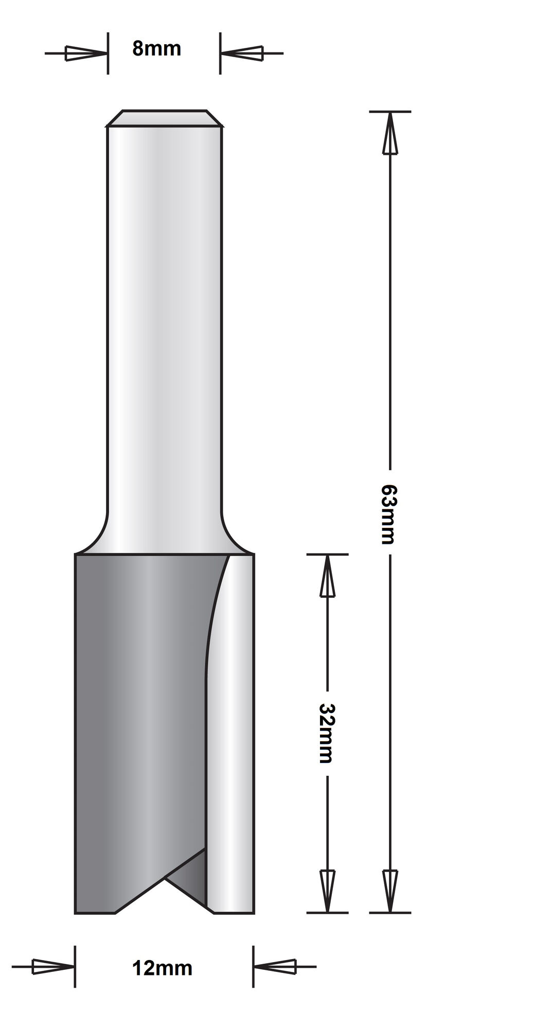 8 MM GROEFFREES 12X32/63