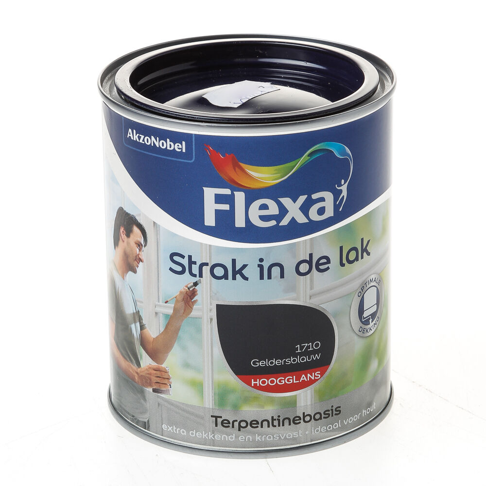 Flexa hoogglans blauw750ml