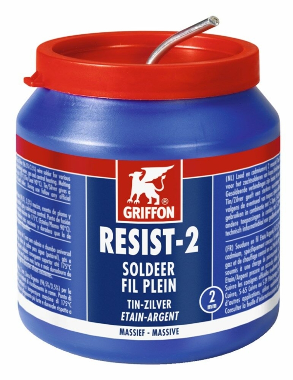 Griffon draadsoldeer Resist 2 loodvrij diam 2mm (500gr)
