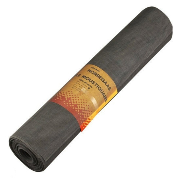 Horrengaas fiber grijs 100cm